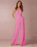 Mette | Everyday-Jumpsuit mit Weitem Bein in Rosa (letzte Stücke)