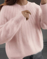 Cornelia - Angenehmer Pullover in Hellrosa