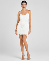 Sorvaya - Elegantes und trendiges Minikleid in Weiß