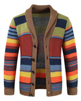 Damson - Rollkragenpullover im Farbblockdesign in Mehrfarbig