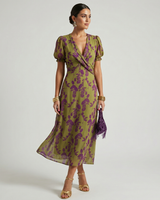 Virel | Entspanntes Floral-Midi-Kleid in Floral