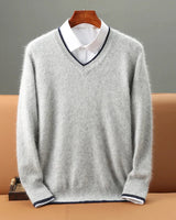Harvey - Ultraweicher Pullover für Wärme und Stil. in Grau