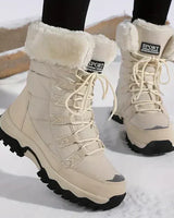 Rainer - Wasserdichte Winterstiefel für Damen in Weiß