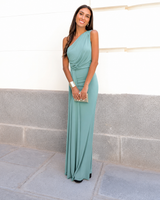Mallory - Stilvolles One-Shoulder-Kleid in Blau