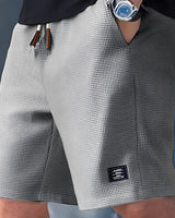 Zaniel - Bequeme Shorts mit Kordelzug in Grau