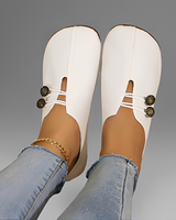 Eivor - Modische Slipper in Weiß