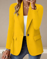 Danika - Stilvoller und schicker Blazer in Gelb