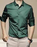 Esmaeel – Lässiges Poloshirt in Grün