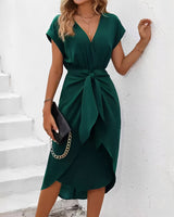 Josephine - Stilvolles Midikleid in Grün