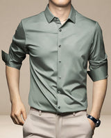 Esmaeel – Lässiges Poloshirt in Hellgrün