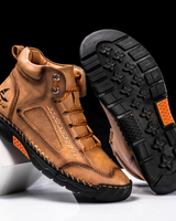 St. Moritz Leder High Top Schuhe in Wüstentarn