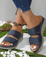 Hannah | Orthopädische Komfortsandale für Damen in Blau