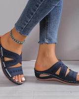 Emma | Orthopädische Komfort-Sandale für Damen in Blau