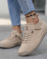 Claudia | Damen Orthopädische Lässige Komfort Sneaker in Beige