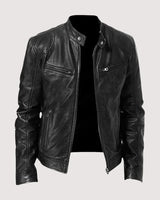 Patrick | Lederjacke für Herren in Schwarz