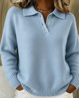 Hayden Nova™ | Weicher Strick-Polo in Hellblau