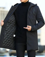 Severin | Wasserdichte Winterjacke für Männer in Schwarz