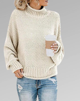 LUNA - KLASSISCHER SKANDINAVISCHER STRICKPULLOVER FÜR FRAUEN in Weiß