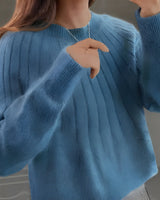 Cornelia - Angenehmer Pullover in Dunkelblau