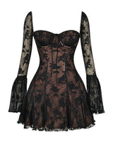 Elegantes luxuriöses Minikleid in Schwarz