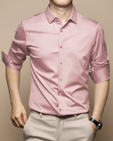 Esmaeel – Lässiges Poloshirt in Rosa