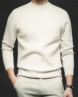 Ryan - Feinmaschiges Poloshirt für Männer in Beige