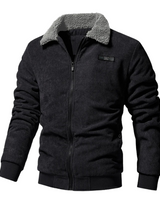 James - Warme und vielseitige fleecejacke für herren in Grau