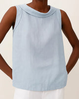 Maria - Stilvolles Damen Tanktop in Blau