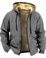 Mervin - Farbige und kuschelige Hoodies für Herren in Grau