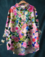 Amber | Bluse mit Blumenmuster in Floral 1