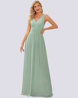Maddie - Elegantes, ärmelloses Abendkleid für Damen in Hellgrün