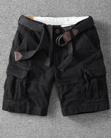 Lorthan - atmungsaktive Cargoshorts in Schwarz