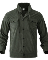 Tomy - Jacke aus Courdroy für Männer in Armeegrün