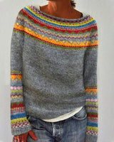 Clarissa - Schicker und bequemer Pullover in Grau