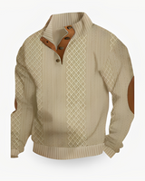 Jonel - Stilvoller und bequemer Herrenpullover in Beige
