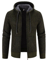 Alarik - Strickjacke für Männer in Grün