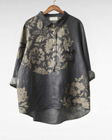 Yarelda - Luftige Bluse in Grau