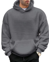 LYON – Der flauschige Unisex-Hoodie für den Herbst in Dunkelgrau