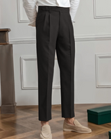 Max | Premium Plissierte Hosen in Schwarz