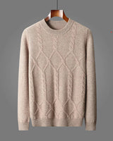 Nico | Stilvoller Strickpullover für Herren in Braun