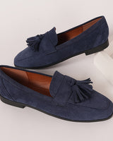 Lorae - Stützende Damen-Walkingschuhe in Marineblau
