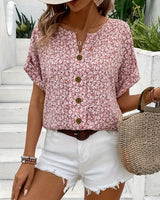 Lina – Kurzes Sommer-Top mit femininer Note in Rosa