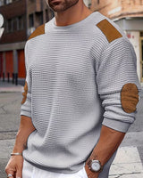 Joaol – Lässiges Sweatshirt Aus Waffelpiqué in Grau