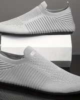 Dawood – Atmungsaktive Strick Slipper in Grau