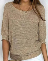 Kelora - Leichter Pullover mit weichem Griff in Beige