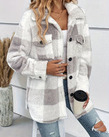 Reece | Karierte Damenjacke in Grau