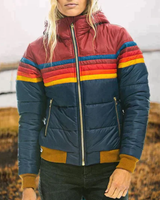 Hesterr – Plüschjacke für Damen in Dunkelblau