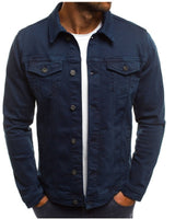 Casual Herren Denim Jacke - Mason in Dunkelblau