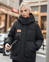 Stilvolle Damen Winterjacke - Mariette in Schwarz