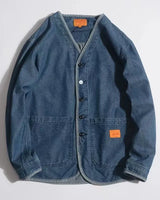PHILIPPE - Französischer Vintage-Jeansjacke für Männer in Blau